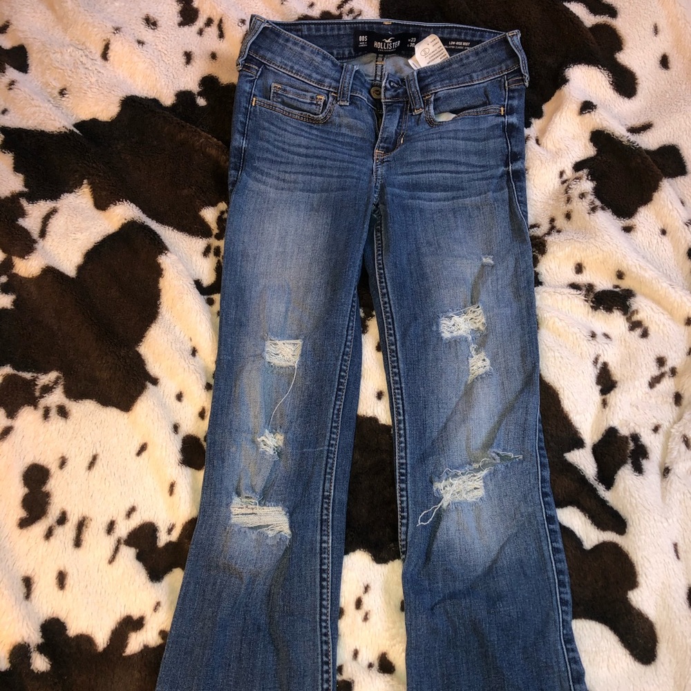 Bootcut ripped Hollister Jeans